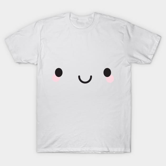 Kawaii Happy Face T-Shirt by marcelinesmith